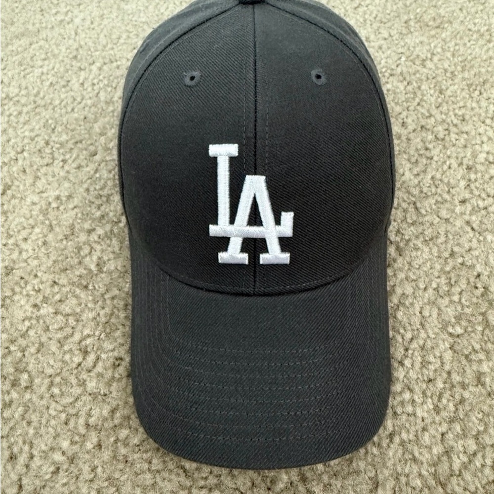 New Era Black Baseball Cap with White Logo